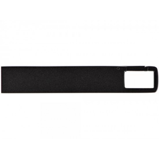 USB 2.0- флешка на 32 Гб c подсветкой логотипа Hook LED, темно-серый, красная подсветка