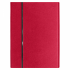 Ежедневник Alfa Bird Petrus A5, красный, недатированный, в твердой обложке с металлическим элементом