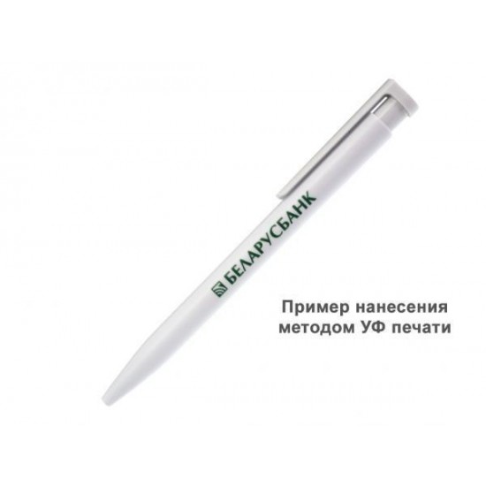 Ручка шариковая Stanley, пластиковая, белая