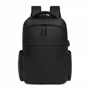 Городской рюкзак Space  с отделением для ноутбука, водоотталкивающий, нейлоновый, черный