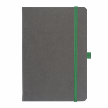 Ежедневник Alfa Note Fantasy А5, серый/зеленый, недатированный, в твердой обложке