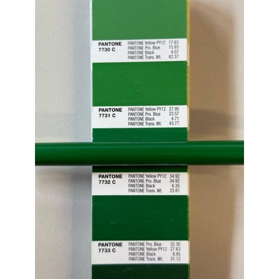 Ручка шариковая IGLA COLOR, пластиковая, зеленая 7732С