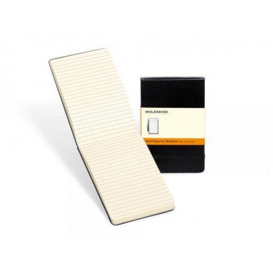 Записная книжка Moleskine Reporter (в линейку), Pocket (9х14см), черный Записная книжка Moleskine Reporter (в линейку), Pocket (9х14см), черный