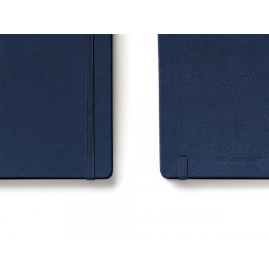 Записная книжка Moleskine Classic (в линейку) в твердой обложке, Large (13х21см), синий Записная книжка Moleskine Classic (в линейку) в твердой обложке, Large (13х21см), синий