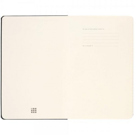 Записная книжка Moleskine Classic Large, без линовки, черная Записная книжка Moleskine Classic Large, без линовки, черная