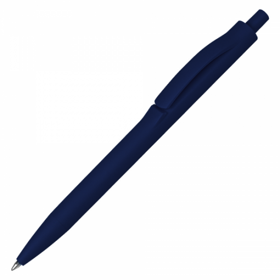 Ручка шариковая IGLA SOFT, пластиковая, софт-тач, темно-синяя Ручка шариковая IGLA SOFT, пластиковая, софт-тач, темно-синяя