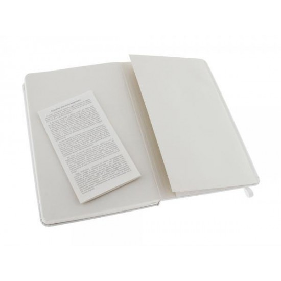 Записная книжка Moleskine Classic (нелинованный) в твердой обложке, Large (13х21см), белый Записная книжка Moleskine Classic (нелинованный) в твердой обложке, Large (13х21см), белый