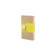 Записная книжка Moleskine Cahier (в клетку, 3 шт.), Pocket (9х14см), бежевый