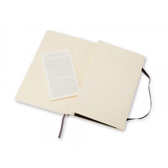 Записная книжка Moleskine Classic Soft (нелинованный), Large (13х21см), черный Записная книжка Moleskine Classic Soft (нелинованный), Large (13х21см), черный