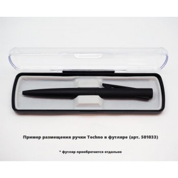 Ручка шариковая, пластиковая, металлическая, черная матовая, SAMURAI Requis