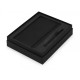 Подарочный набор Moleskine Amelie с блокнотом А5 Soft и ручкой, черный Подарочный набор Moleskine Amelie с блокнотом А5 Soft и ручкой, черный