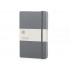 Записная книжка Moleskine Classic (в линейку) в твердой обложке, Large (13х21см), серый