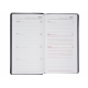 Обложка твердая Classic Agenda Cambric А7, черный