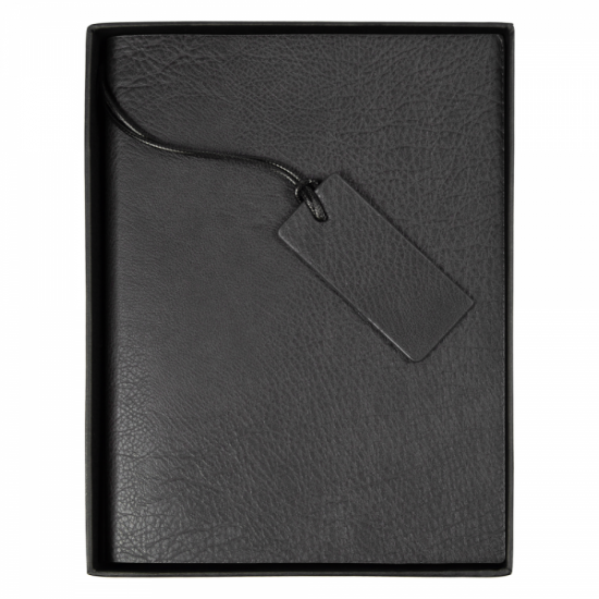 Ежедневник Flexy Foggia Leatherette B5, черный, недатированный, в гибкой обложке в подарочной коробке Ежедневник Flexy Foggia Leatherette B5, черный, недатированный, в гибкой обложке в подарочной коробке