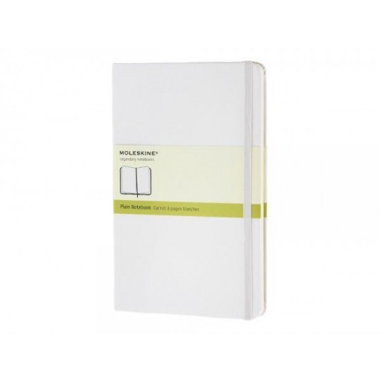 Записная книжка Moleskine Classic (нелинованный) в твердой обложке, Large (13х21см), белый Записная книжка Moleskine Classic (нелинованный) в твердой обложке, Large (13х21см), белый