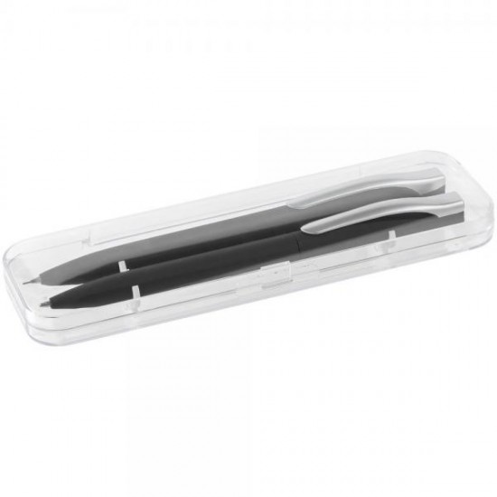 Набор Pin Soft Touch: ручка и карандаш, черный Набор Pin Soft Touch: ручка и карандаш, черный