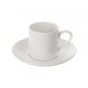 Кофейная пара прямой формы Espresso, 100мл, белый Кофейная пара прямой формы Espresso, 100мл, белый