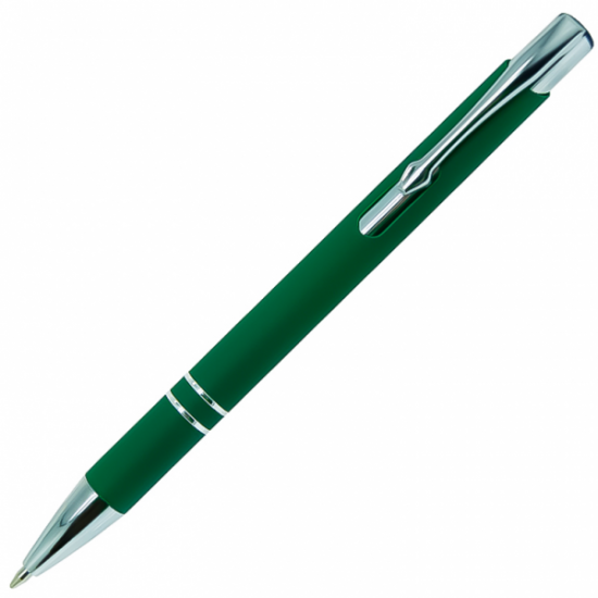 Ручка шариковая, COSMO HEAVY Soft Touch, металлическая, темно-зеленая Ручка шариковая, COSMO HEAVY Soft Touch, металлическая, темно-зеленая