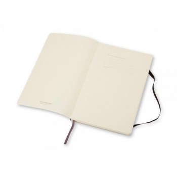 Записная книжка Moleskine Classic Soft (нелинованный), Pocket (9х14 см), черный