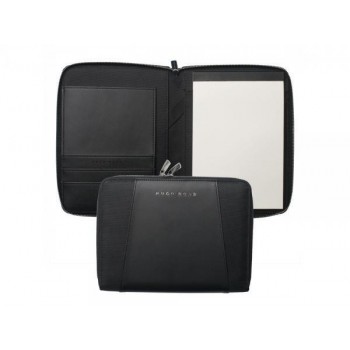 Папка для участника конференции формата А5 Keystone Black. Hugo Boss
