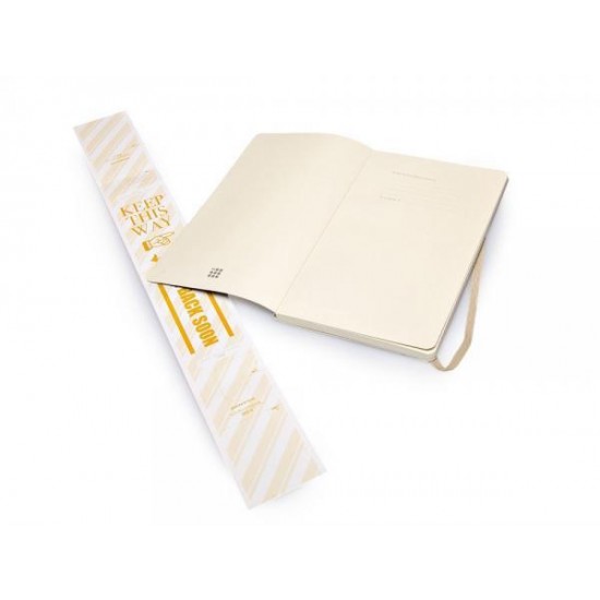 Записная книжка Moleskine Classic Soft (в линейку), Large (13х21см), бежевый
