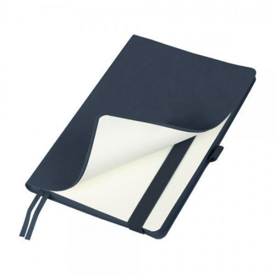 Ежедневник Flexy Line Linen А5, синий, недатированный, в гибкой обложке, с резинкой и петлей для ручки Ежедневник Flexy Line Linen А5, синий, недатированный, в гибкой обложке, с резинкой и петлей для ручки