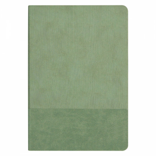 Ежедневник Flexy Sagrada Velvet Nordic A5, зеленый, недатированный, в гибкой обложке