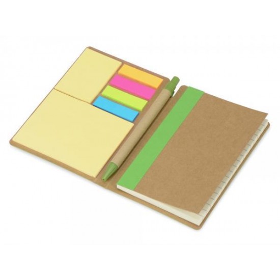 Набор стикеров Write and stick с ручкой и блокнотом, зеленое яблоко Набор стикеров Write and stick с ручкой и блокнотом, зеленое яблоко