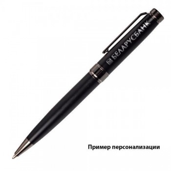 Ручка шариковая матовая Grand Diplomat металлическая, черная
