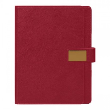 Ежедневник в суперобложке Country Alfa Mocco Business Edition B5, полутвердый, бордовый с золотом