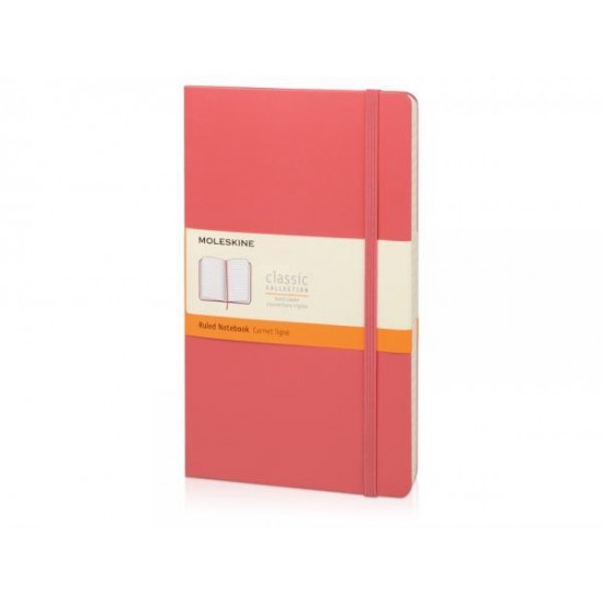 Записная книжка Moleskine Classic (в линейку) в твердой обложке, Large (13х21см), розовый Записная книжка Moleskine Classic (в линейку) в твердой обложке, Large (13х21см), розовый
