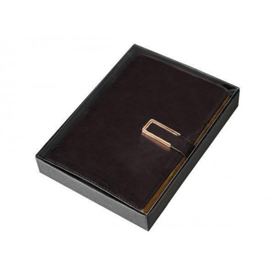 Ежедневник City Bary Mocco A5 в подарочной коробке, коричневый, недатированный, в твердой обложке