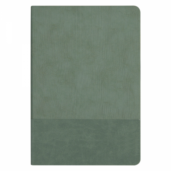 Ежедневник Flexy Sagrada Velvet Nordic A5, зеленый, недатированный, в гибкой обложке