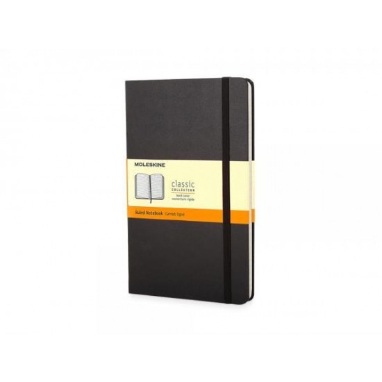 Записная книжка Moleskine Classic (в линейку) в твердой обложке, Pocket (9x14см), черный Записная книжка Moleskine Classic (в линейку) в твердой обложке, Pocket (9x14см), черный