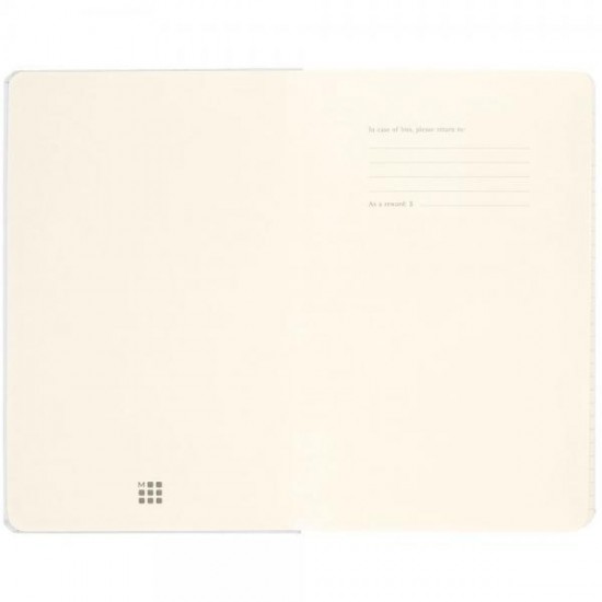 Записная книжка Moleskine Classic Large, в линейку, белая Записная книжка Moleskine Classic Large, в линейку, белая