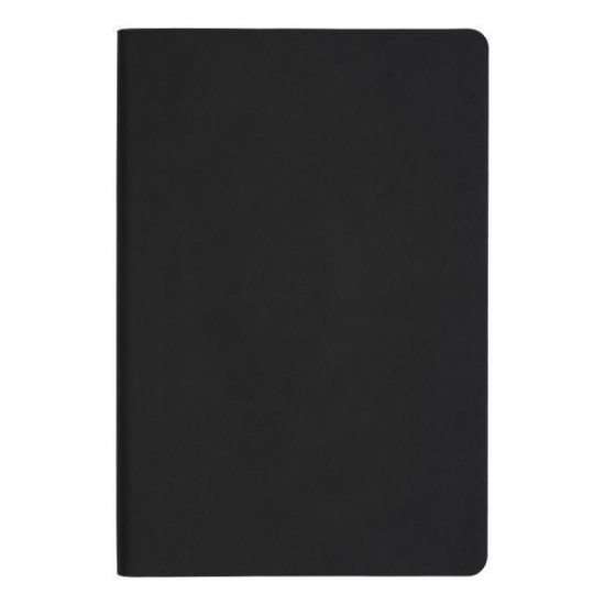 Ежедневник Flexy Latte Soft Touch Black Edition Color А5, черный/красный, недатированный, в гибкой обложке