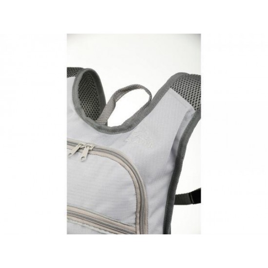 GOSIA. polyester backpack, светло-серый
