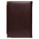 Ежедневник полудатированный Classic Pristine Gold А5, темно-коричневый с золотом, с металлическими уголками, в твердой обложке с поролоном Ежедневник полудатированный Classic Pristine Gold А5, темно-коричневый с золотом, с металлическими уголками, в твердой обложке с поролоном