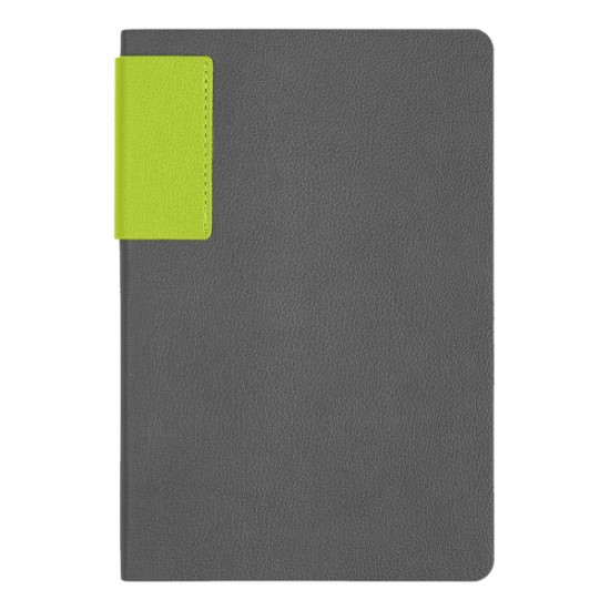 Ежедневник Flexy Star Sivilia Grey Edition Color А5 серо-салатовый, недатированный в гибкой обложке