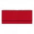 Планинг Alfa Soft 325*130 мм, красный, недатированный, в твердой обложке