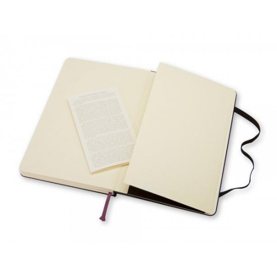 Записная книжка Moleskine Classic (нелинованный) в твердой обложке, Large (13х21см), черный Записная книжка Moleskine Classic (нелинованный) в твердой обложке, Large (13х21см), черный