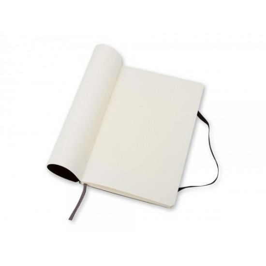 Записная книжка Moleskine Classic Soft (нелинованный), Large (13х21см), черный Записная книжка Moleskine Classic Soft (нелинованный), Large (13х21см), черный