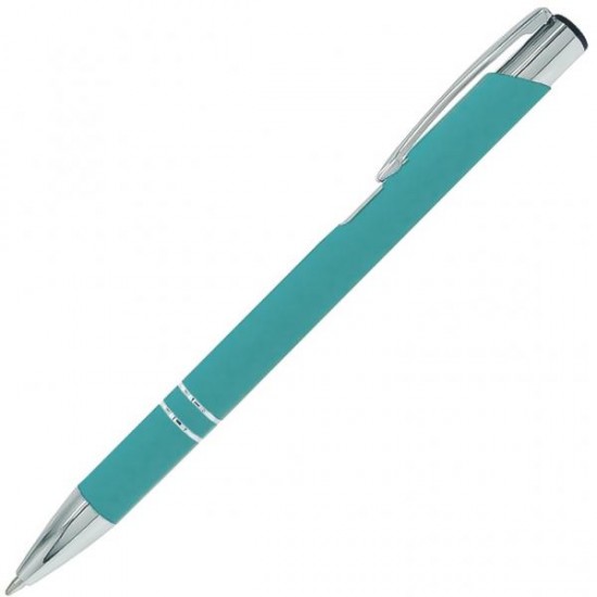 Ручка шариковая Legend Soft Touch, бирюзовая 7709 Ручка шариковая Legend Soft Touch, бирюзовая 7709