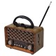 Ретро радио в стиле радиолы, диапазон частот  AM FM SW, USB, Bluetooth, Heritage Timeless, цвет светло-коричневый
