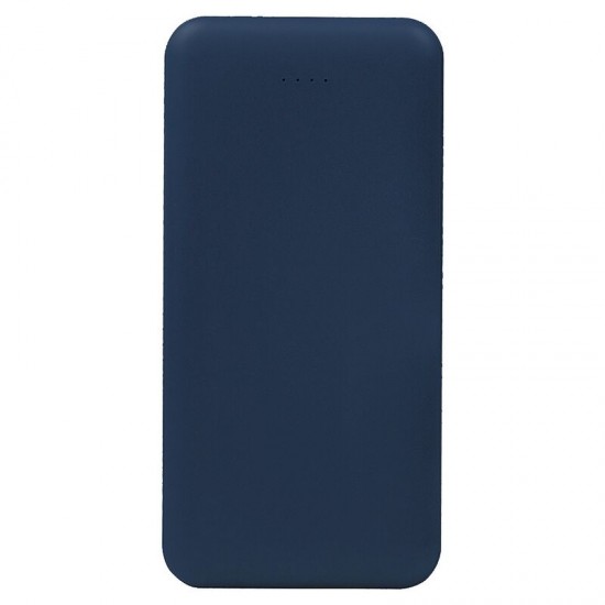 Внешний аккумулятор (powerbank) «Amper», 10 000 mAH, 5V 2.0 A, темно-синий