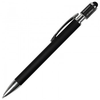 Ручка шариковая, Spinner Soft Touch Requis, черная