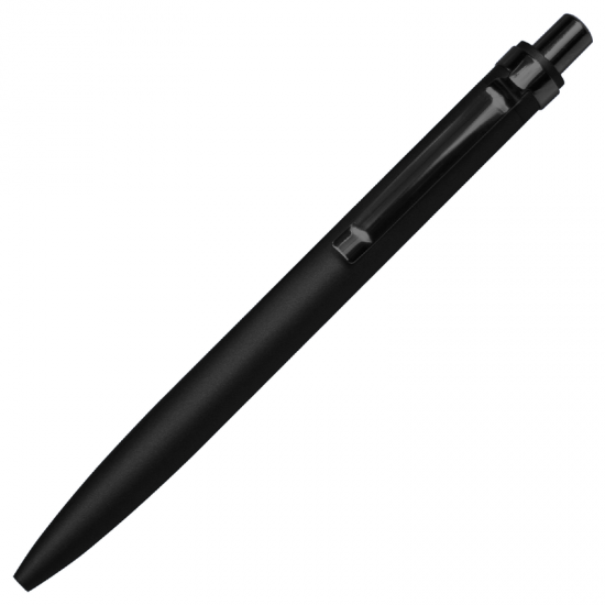 Ручка шариковая Shine Ray Soft touch алюминиевая, черная