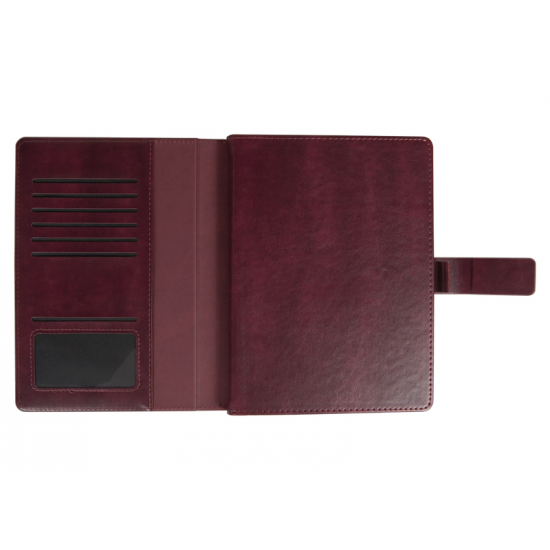 Ежедневник Alfa Brandy Business Edition B5 бордовый, в подарочной коробке