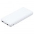 Внешний аккумулятор (powerbank) «Amper», 10 000 mAH, 5V 2.0 A, белый