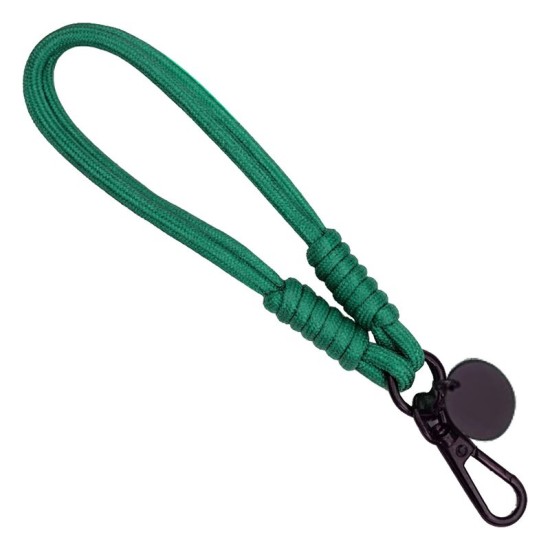 Ремувка браслет Node 125*15 мм, с металлическим шильдом, зеленая